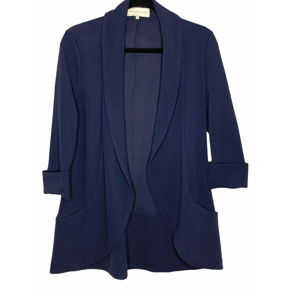 FrenchMauve 3/4 Sleeve Shawl Collar Jacket Blazer